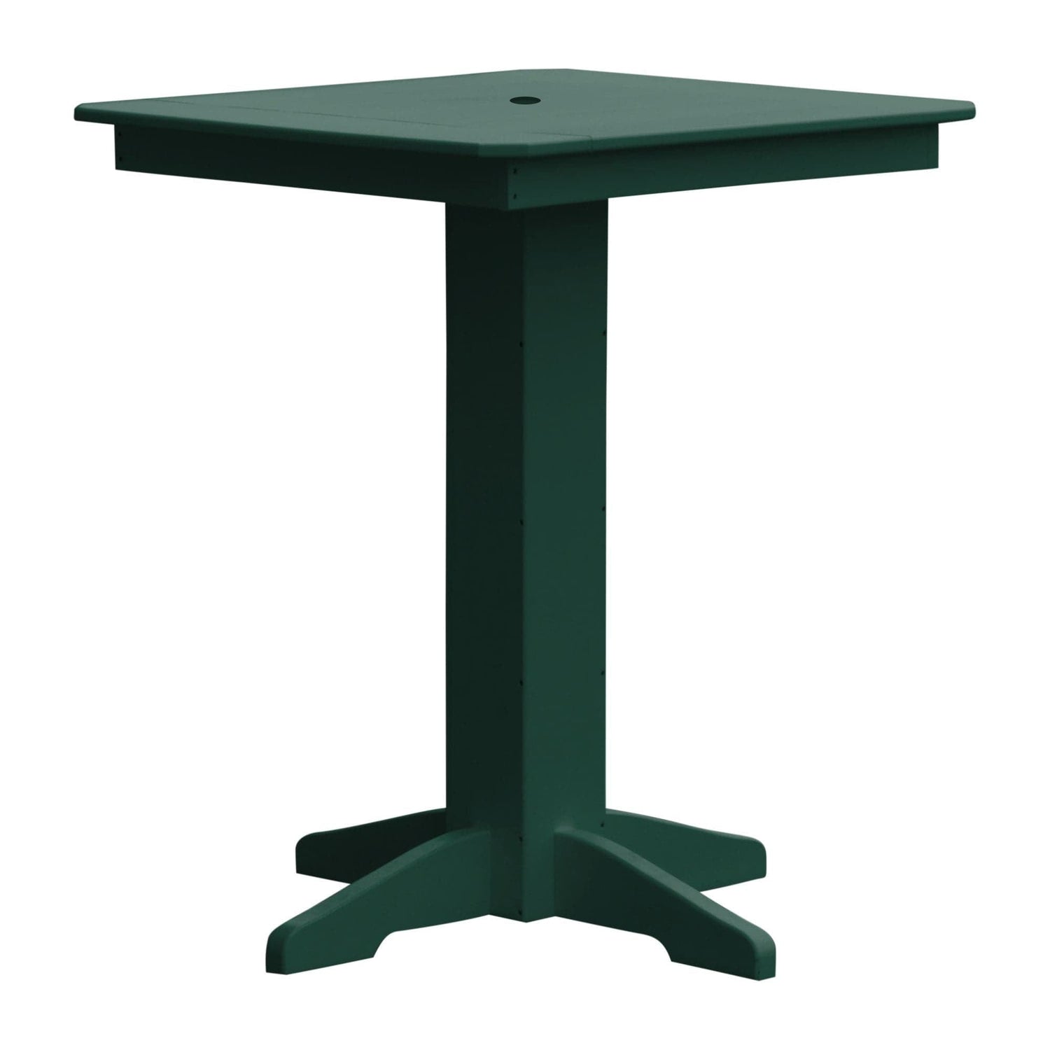Keystone Amish Co. Square Poly Outdoor Bar Height Table