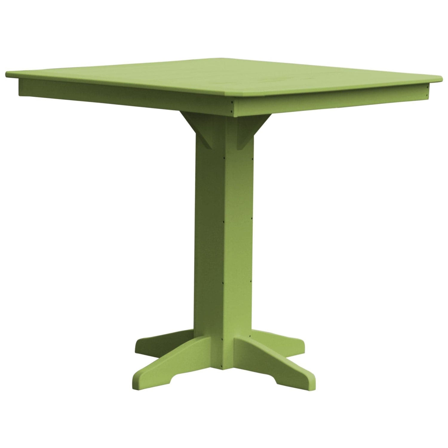 Keystone Amish Co. Square Poly Outdoor Bar Height Table