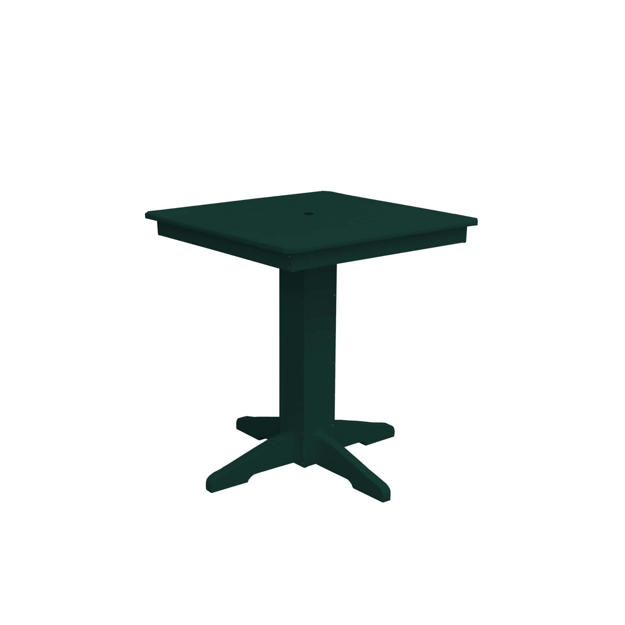 Keystone Amish Co. Square Poly Outdoor Counter Height Table