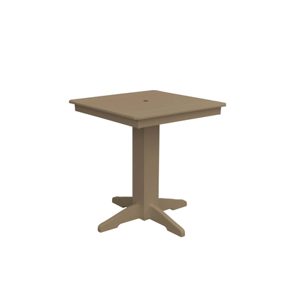 Keystone Amish Co. Square Poly Outdoor Counter Height Table