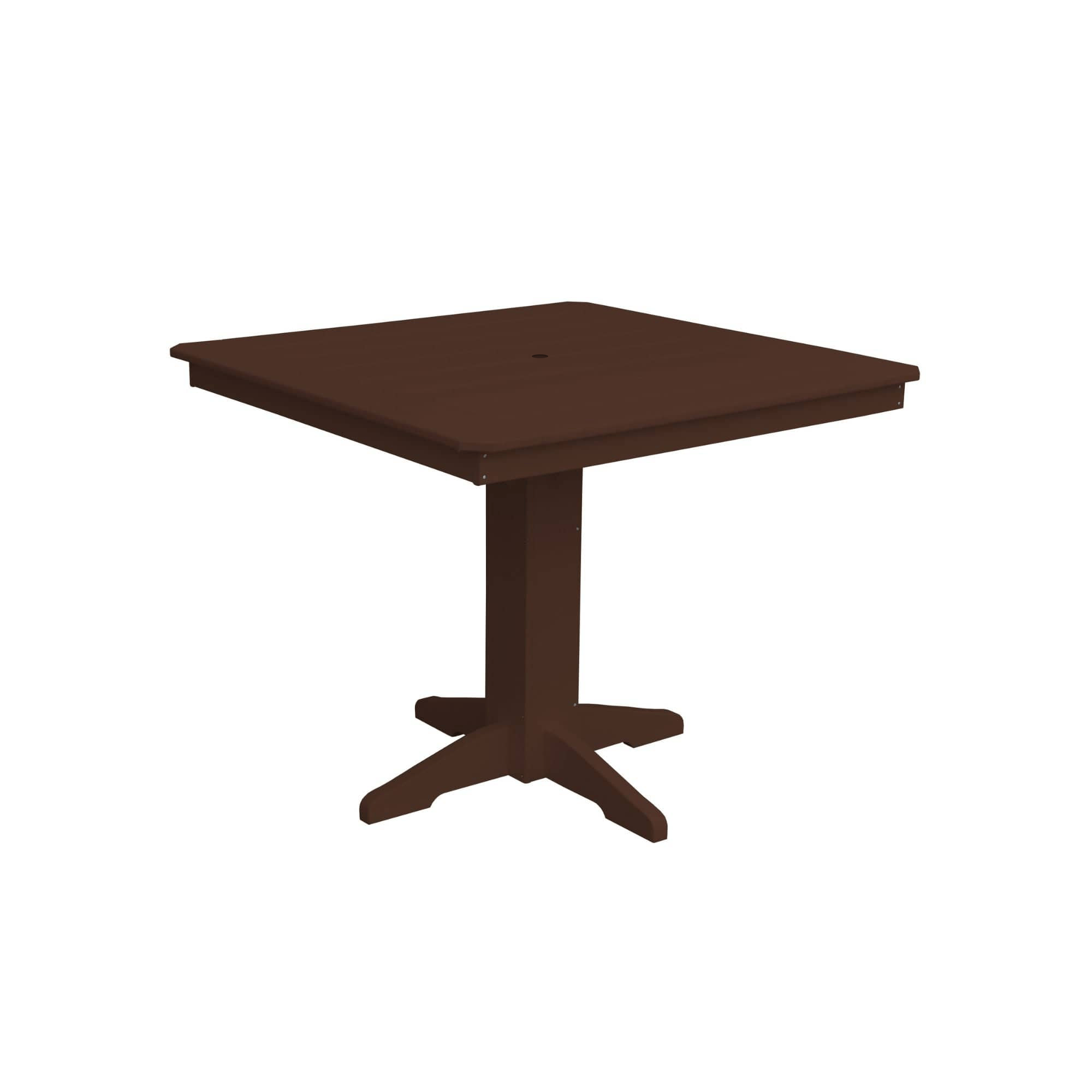 Keystone Amish Co. Square Poly Outdoor Counter Height Table