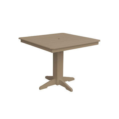 Keystone Amish Co. Square Poly Outdoor Counter Height Table