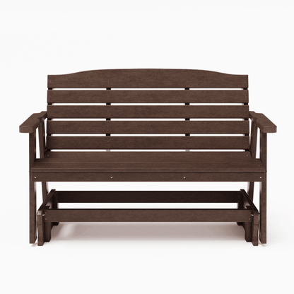 SimplyPoly Amish Made Classic Recycled Plastic Porch Glider