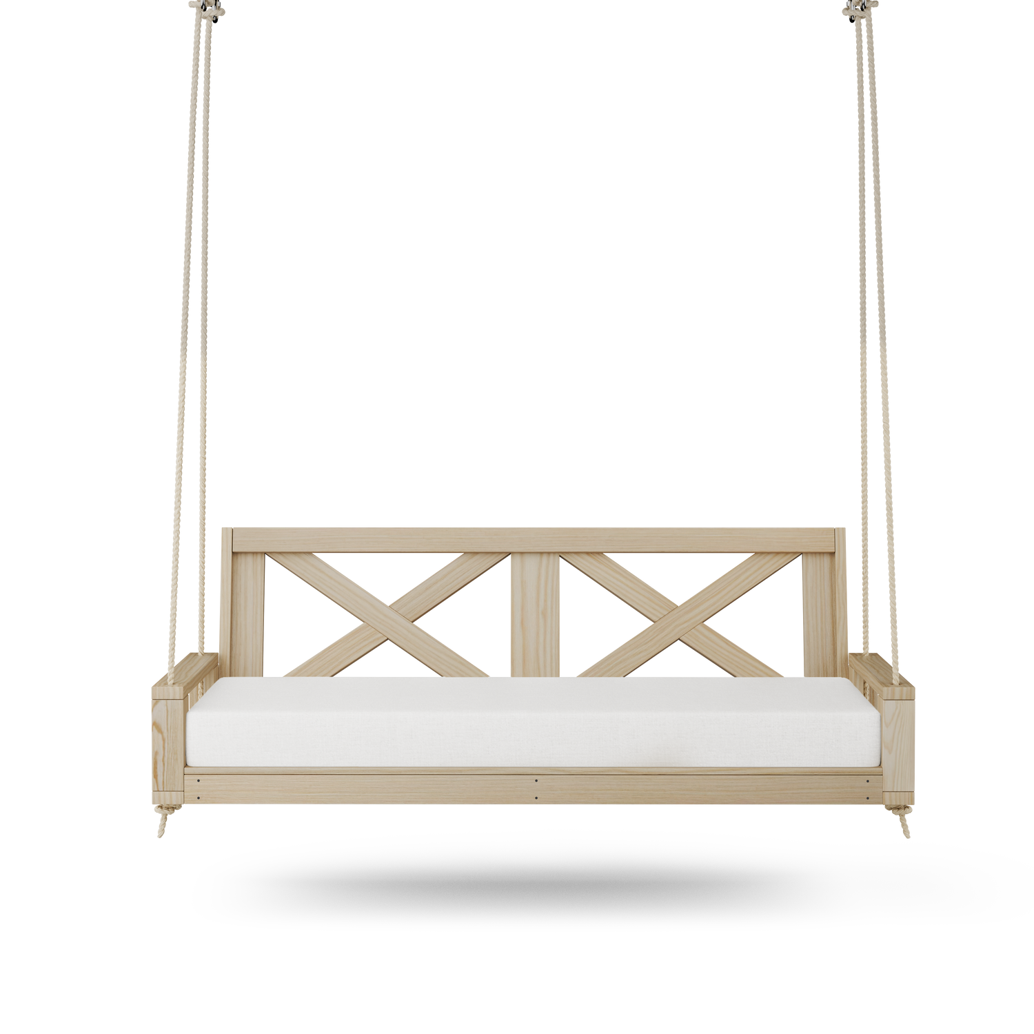 Amish Casual Malvern 4 Foot Porch Swing Bed, Unfinished