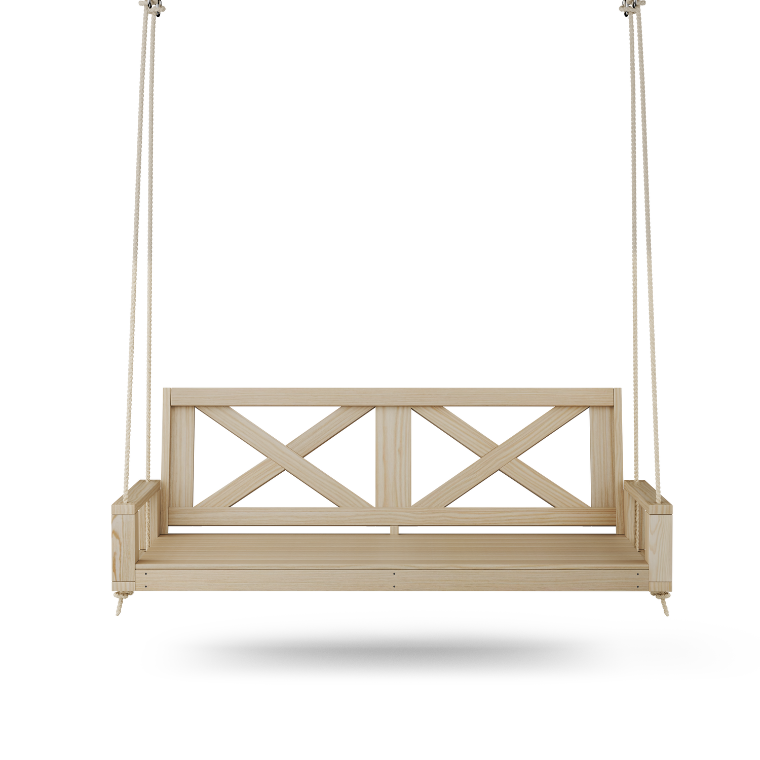 Amish Casual Malvern 4 Foot Porch Swing Bed, Unfinished