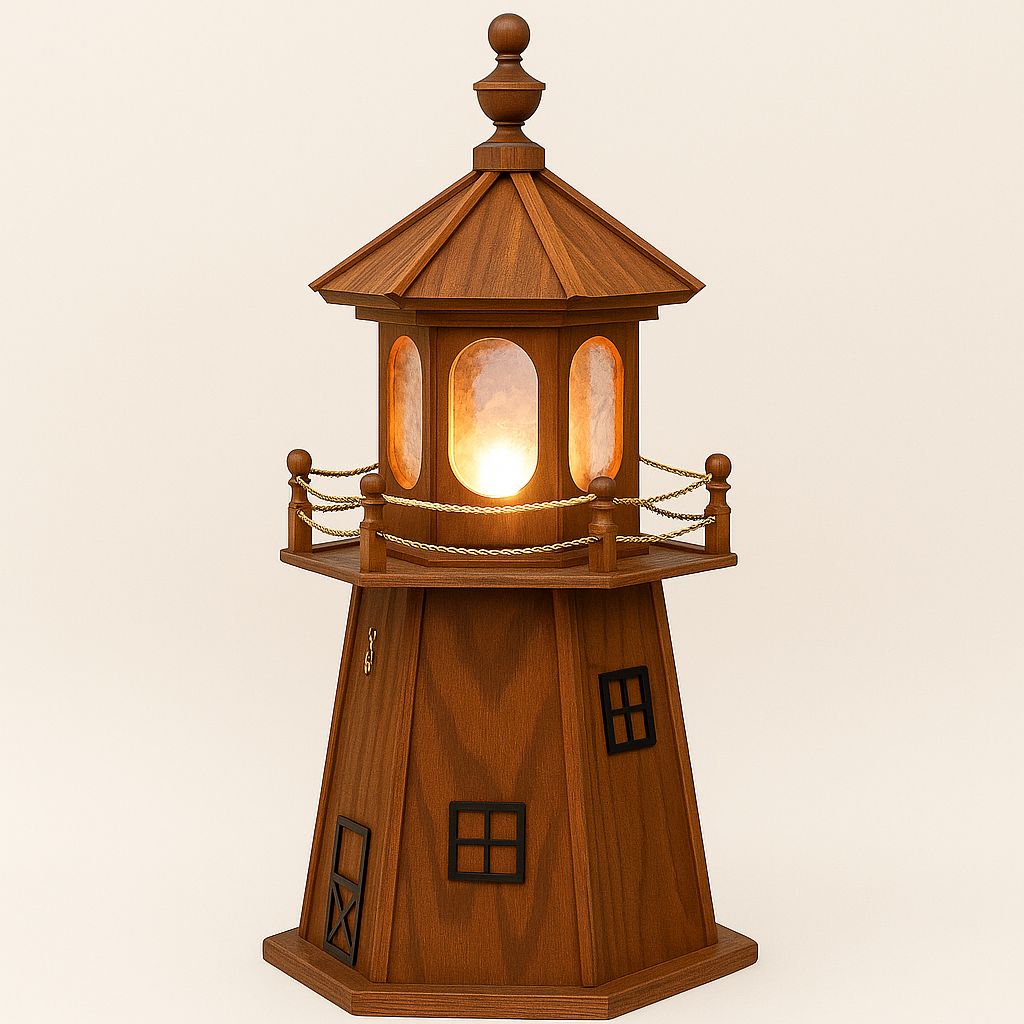 Heritage Lawncraft Pressure Treated Wood Decorative Lighthouse