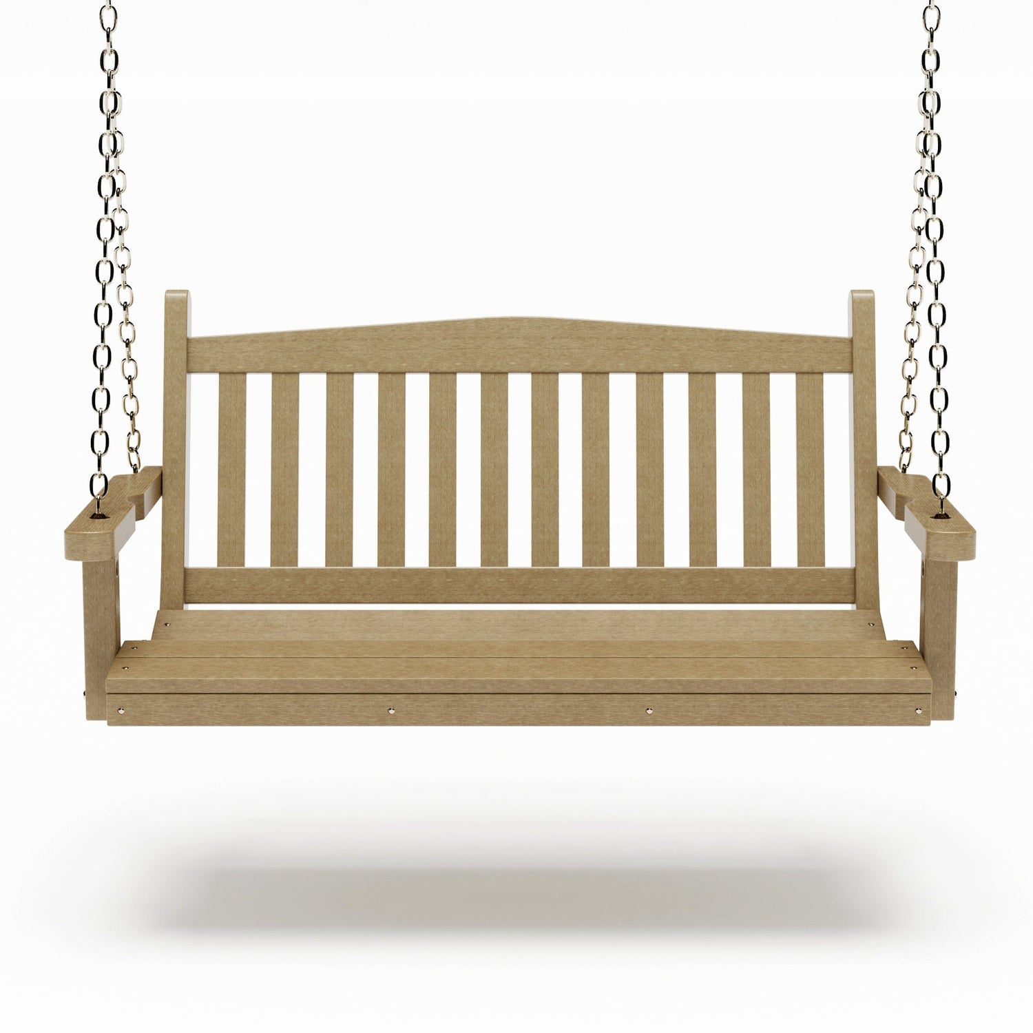 SimplyPoly 5 Foot Amish Made Mission Recycled Plastic Porch Swing, Patriot Blue