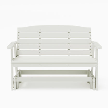 SimplyPoly Amish Made Classic Recycled Plastic Porch Glider