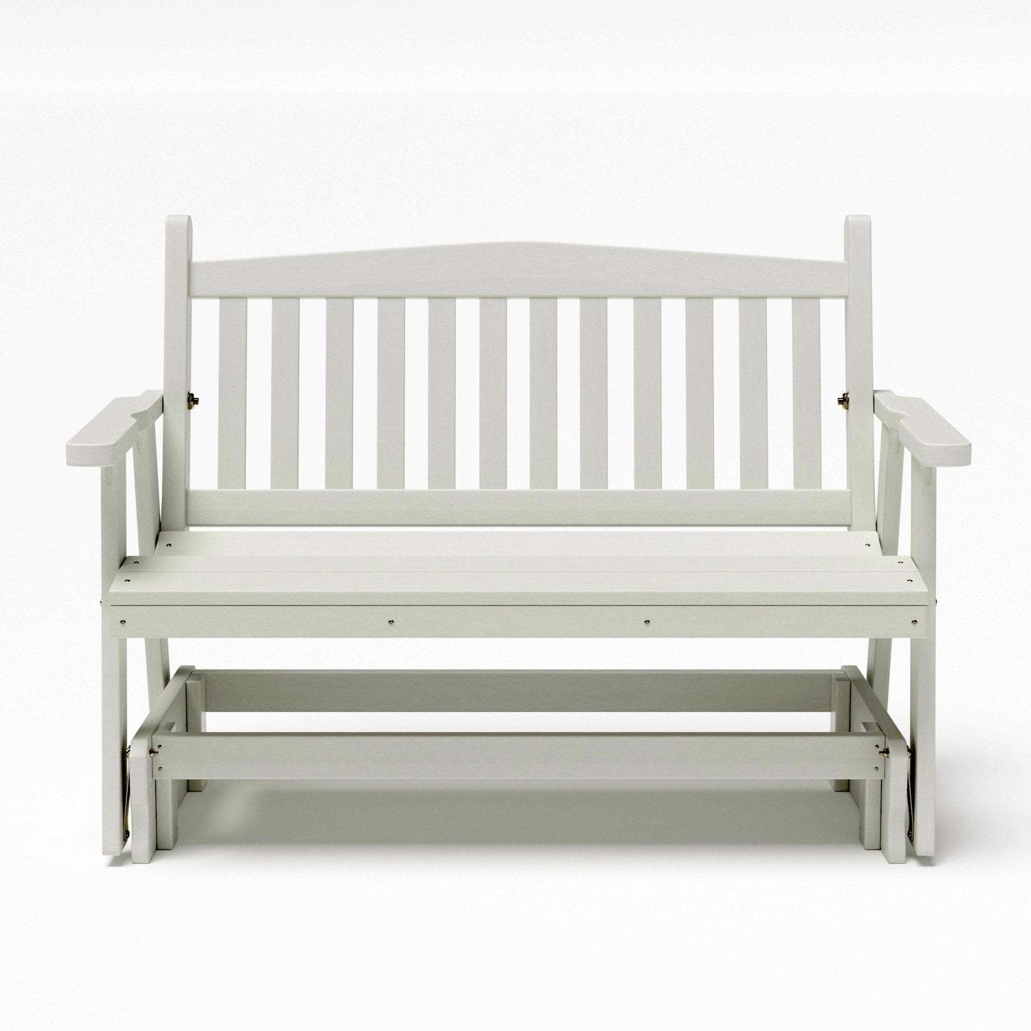 SimplyPoly Amish Made Mission Recycled Plastic Porch Glider