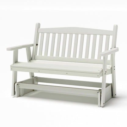 SimplyPoly Amish Made Mission Recycled Plastic Porch Glider