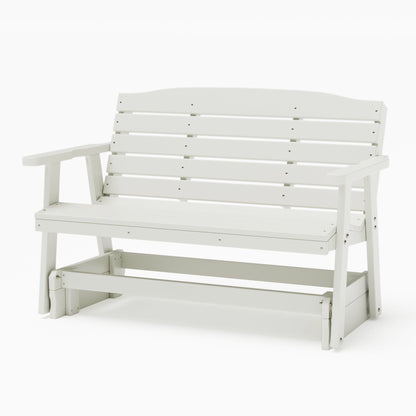 SimplyPoly Amish Made Classic Recycled Plastic Porch Glider